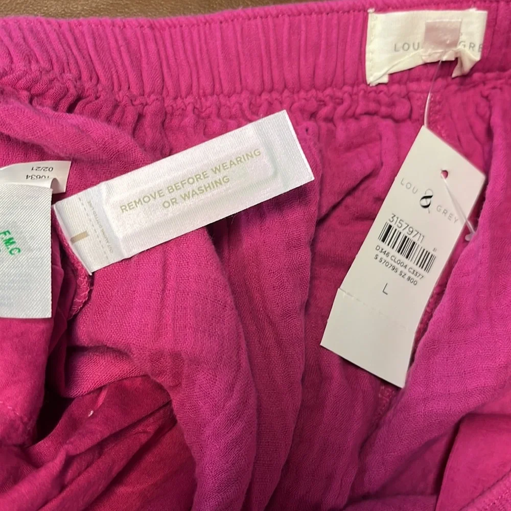 Lou & Grey cotton lounge pants NWT - Picture 7 of 7